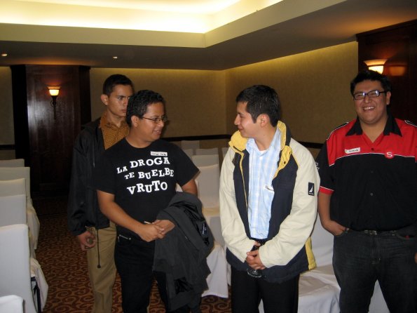 Jorge Mota y Erwin Racancoj