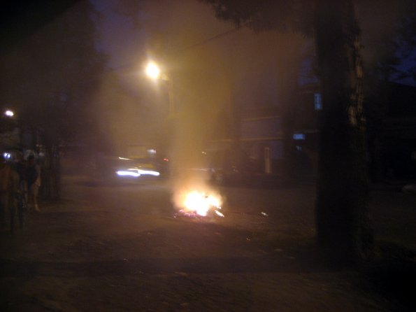 Humo generado por la fogata - 1