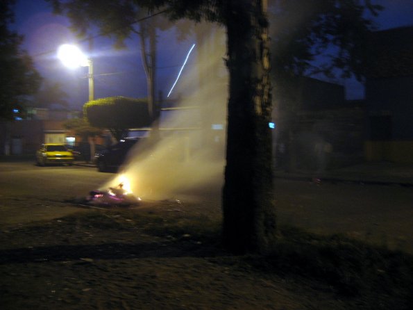 Humo generado por la fogata - 3