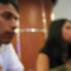 Javier Aroche y Stephanie Falla