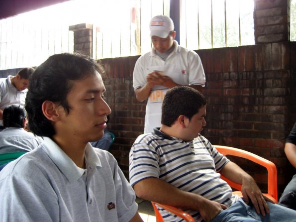 Esperando los shucos