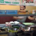 Puesto de tacos, gringas y tortas