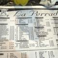 Menu de La Perrada