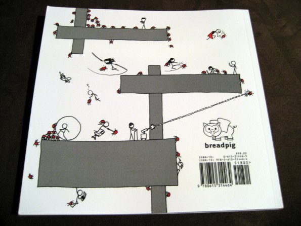 Parte trasera del comic